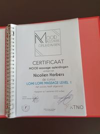 Lomi Lomi Massage Level 1 certificaat