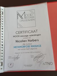 Metamorfose Massage 14 November 2022